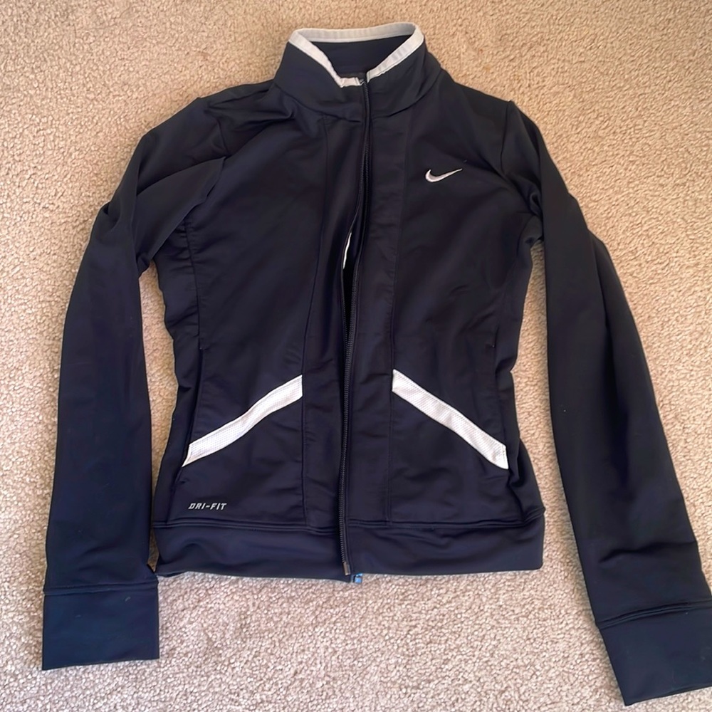 black nike zip up jacket NOT WORN